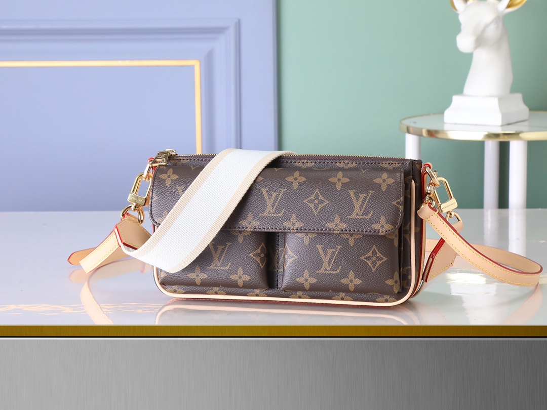 LV Classic Handbag Monogram Canvas Model M46311 Magnetic Lock